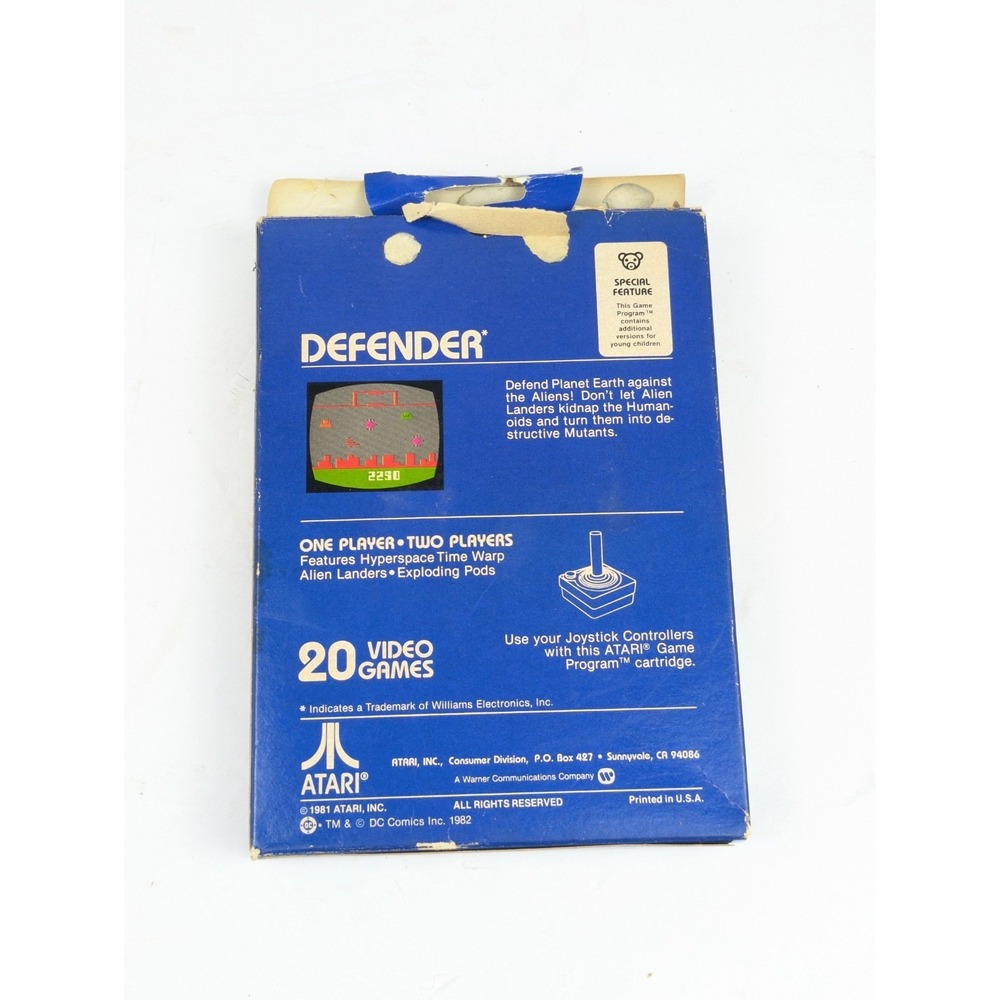 Defender (Atari 2600,โ 1980) Complete - Picture 5 of 11